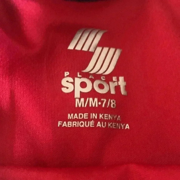 [5  for $25] Place sport performance T-shirt, size 7–8, EUC - Picture 3 of 3